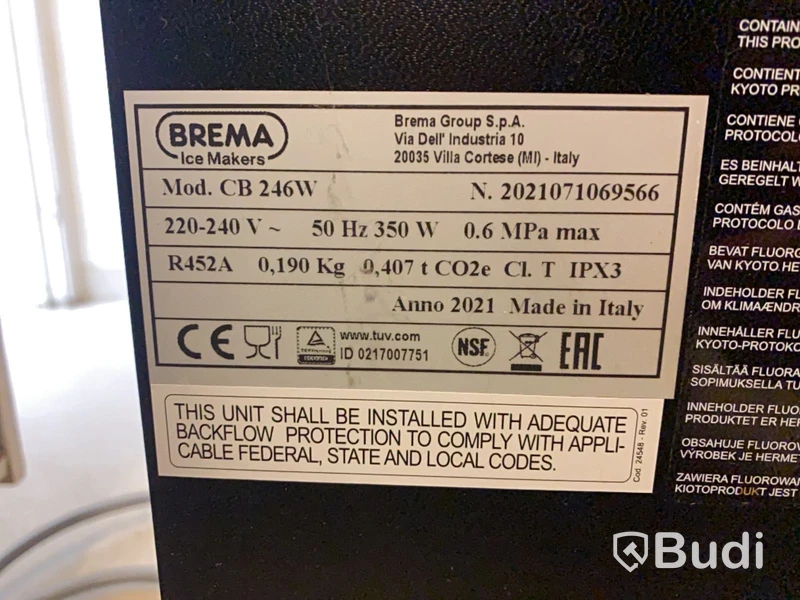 Ismaskin Brema CB246W