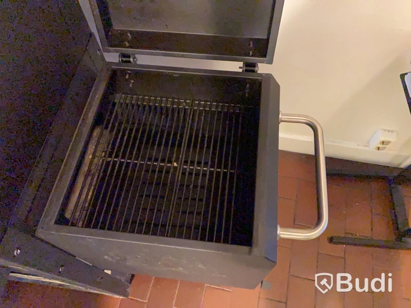 Kol-/gasolgrill med röklåda Burns & Barkles