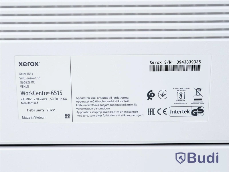 1 st Skrivare - Xerox WorkCentre 6515