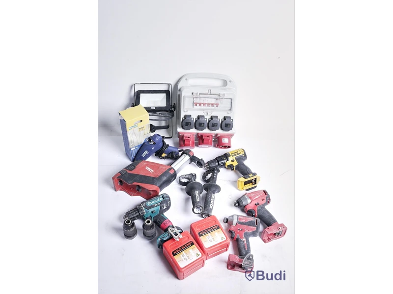 Diverse vektyg + annat – Makita, Bosch, DeWalt