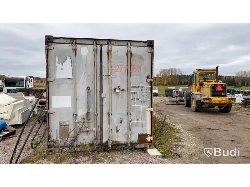 Container 20 fot med innehåll