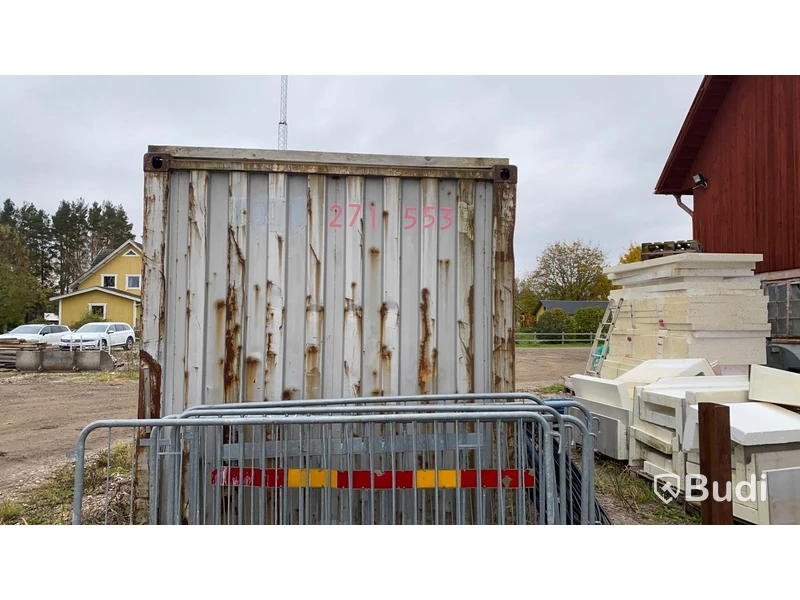 Container 20 fot med innehåll