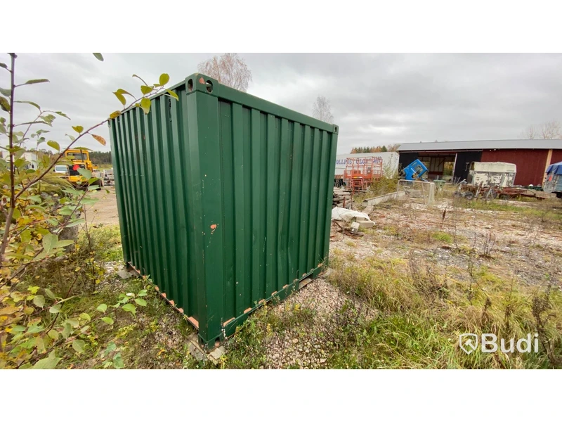 Container 10 fot med innehåll