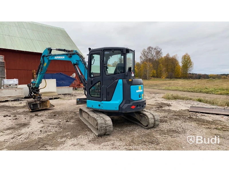Bandgrävare Airman AX55U-6A | 5548h | tiltrotator & 2 st skopor | 2014