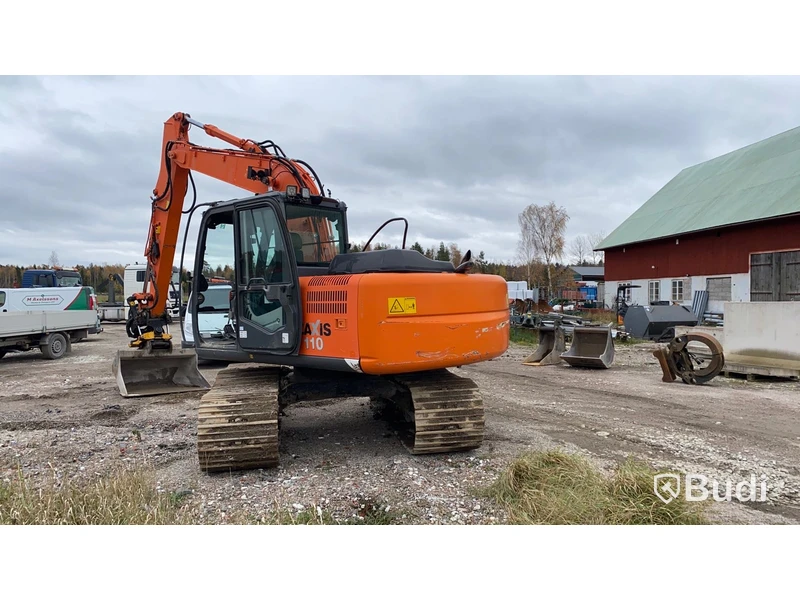 Bandgrävare Hitachi Zaxis ZX110-3 | 11586h | tiltrotator & 3 st skopor  | 2008