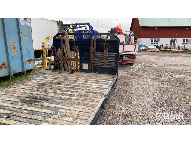 Maskinflak RQF BM650STD9005 med ramper 24 ton