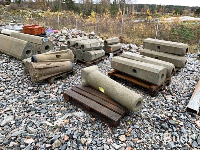 Fundament för lyktstolpar m.m.