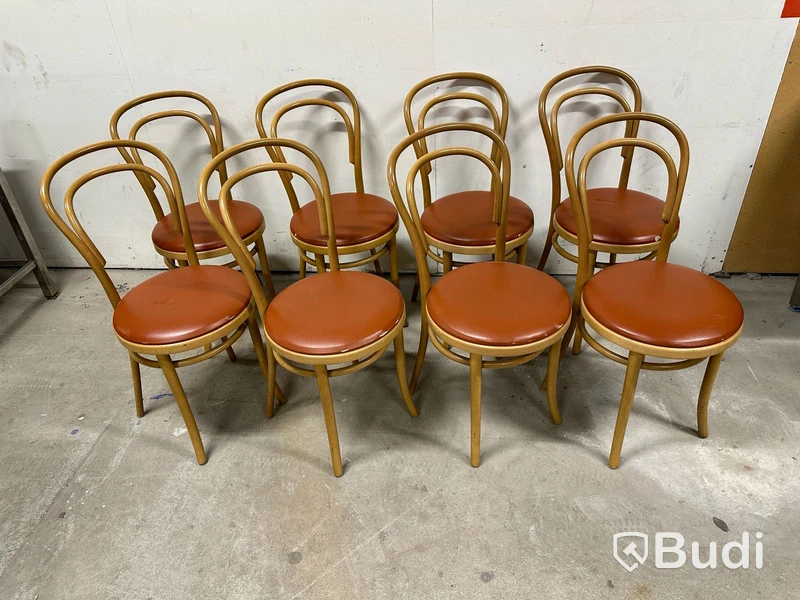 8 st böjträstolar FAMEG