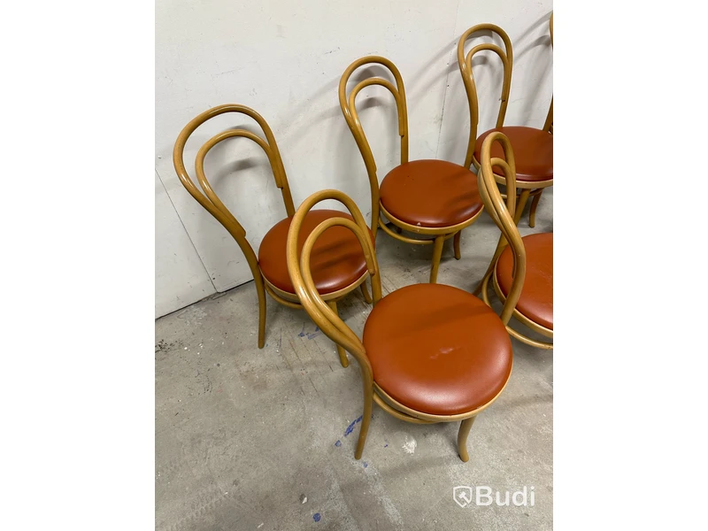 8 st böjträstolar FAMEG
