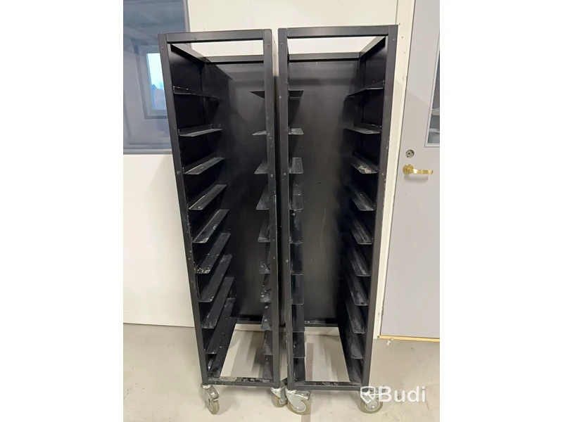 2 st brickvagnar 35x44x151 cm