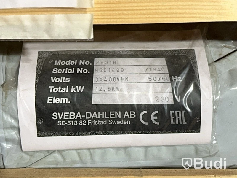 P601 High Temp Pizzaugn Sveba Dahlén, ord.pris: 99875 kr - Ny.
