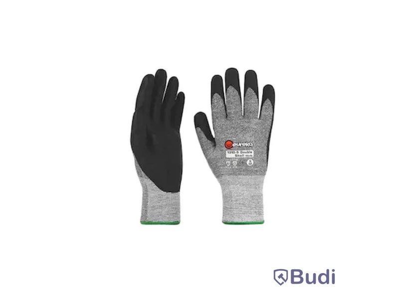 8 st 6-pack SKÄRSKYDDSHANDSKAR NYA 1310-5 Double Shell Nitrile stl. 8/S, Märke: EUREKA, totalt ord. pris ca: 7152 kr