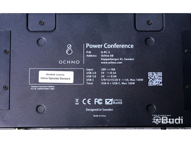 Utrustning för videokonferens - Ochno Power Conference O-PC-3. Nypris ca 20 000 kr.