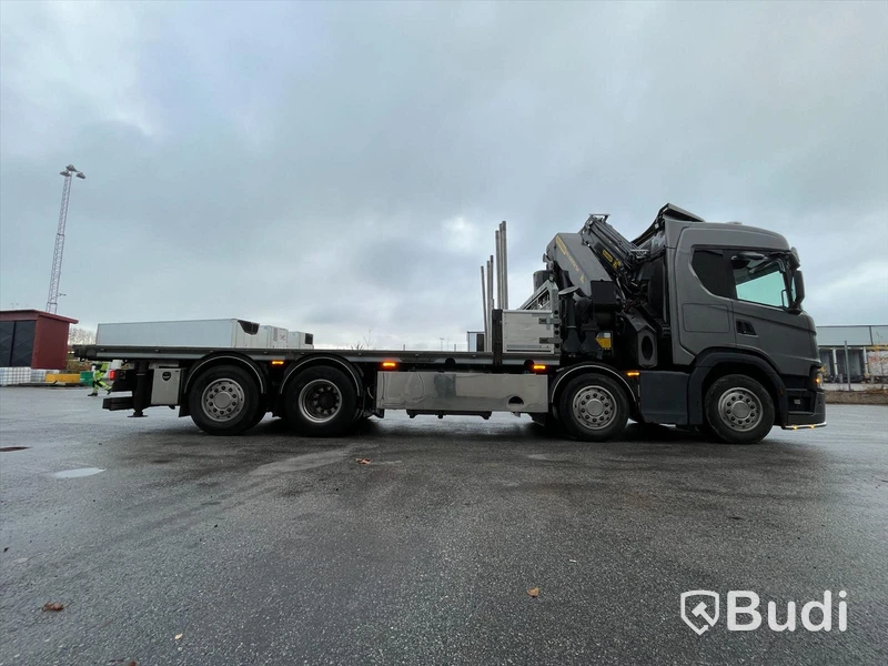 Bodbil Scania G450 8x2| 2018 | Automat | Palfinger PK 42 med Jibb