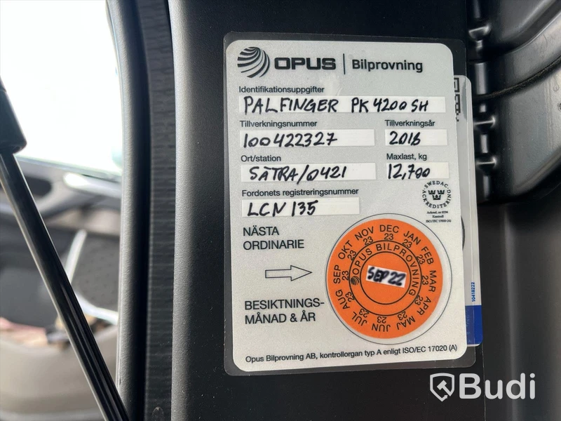 Bodbil Scania G450 8x2| 2018 | Automat | Palfinger PK 42 med Jibb