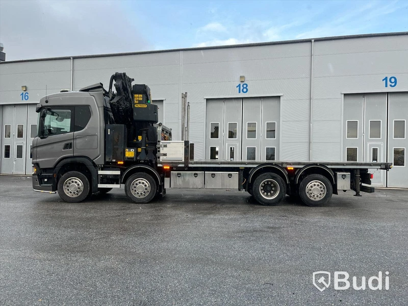 Bodbil Scania G450 8x2| 2018 | Automat | Palfinger PK 42 med Jibb