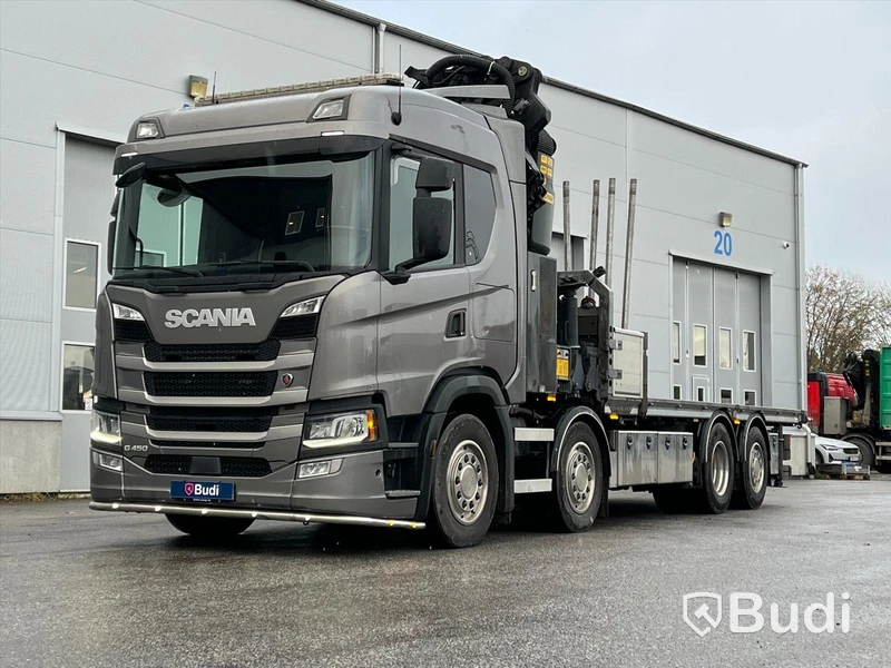 Bodbil Scania G450 8x2| 2018 | Automat | Palfinger PK 42 med Jibb