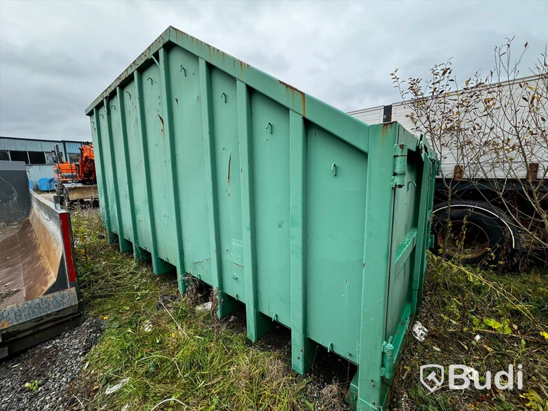 Container med lastväxlarkrok