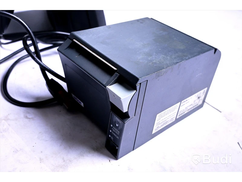 Kassasystem - Kassaskärm Cielo, Kvittoskrivare Epson TM-T70 M225A. OBS! kablar kan saknas