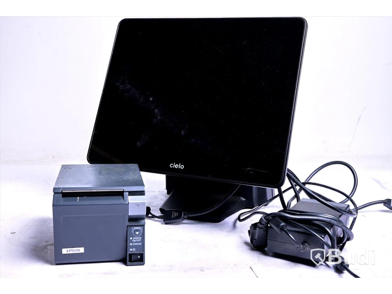 Kassasystem - Kassaskärm Cielo, Kvittoskrivare Epson TM-T70 M225A. OBS! kablar kan saknas