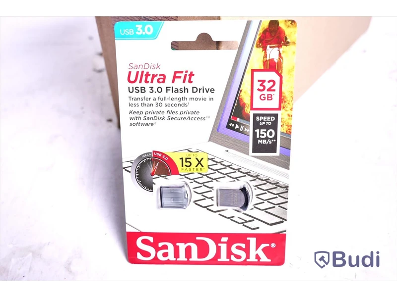 USB minnen, ca 45st - SanDisk Ultra Fit 32GB