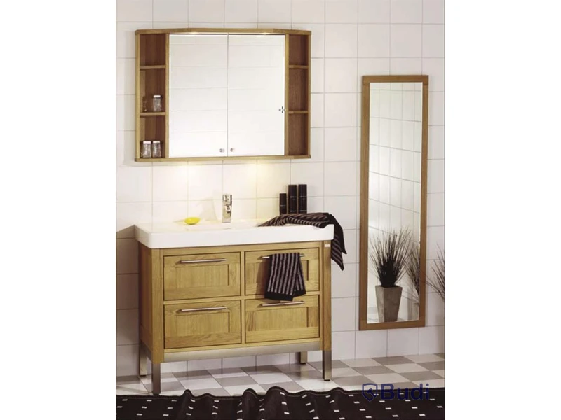 Tiden badrumskommod bredd 100cm i massiv ek md Villeroy & Boch tvättställ