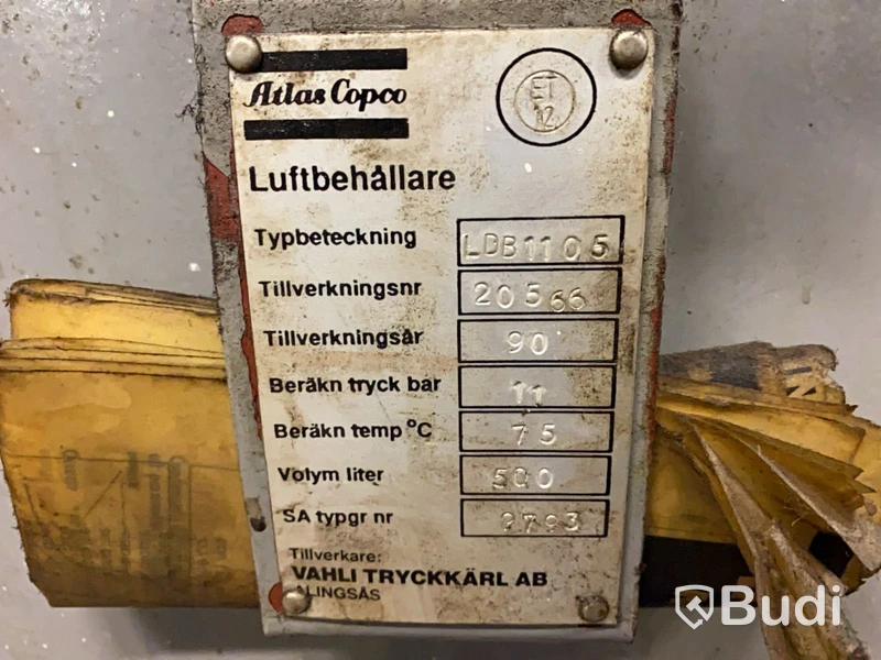 Skruvkompressor Atlas Copco