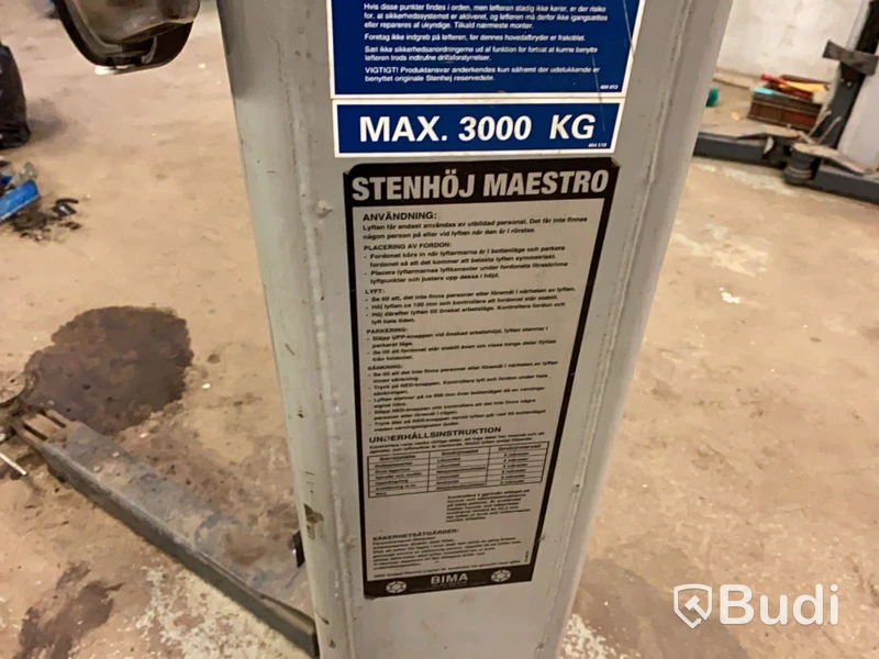 Tvåpelarlyft Stenhöj 3000kg