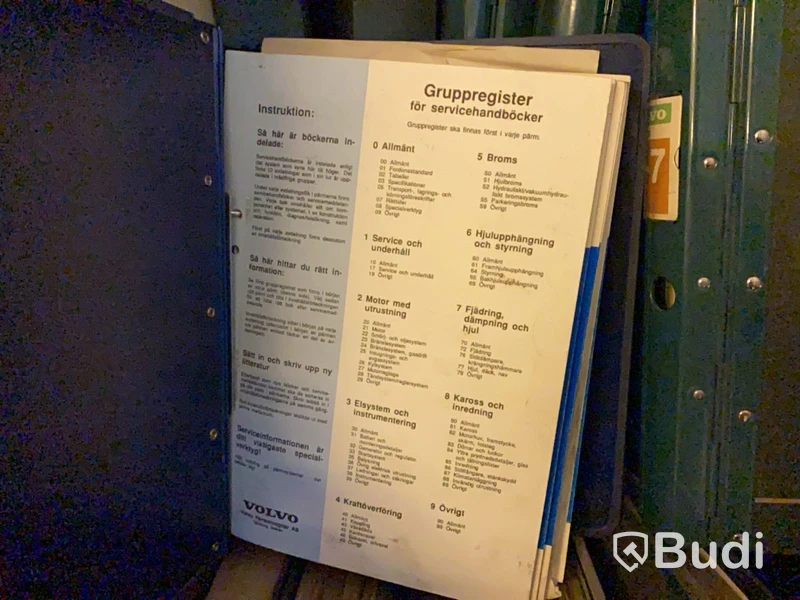 Servicepärmar stort parti Volvo och Saab mfl.