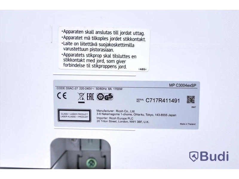 Multifunktionsskrivare - NashuaTec MP C3004exSP