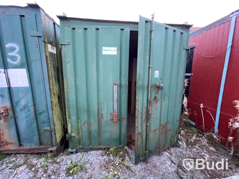 Container 20 fot med innehåll