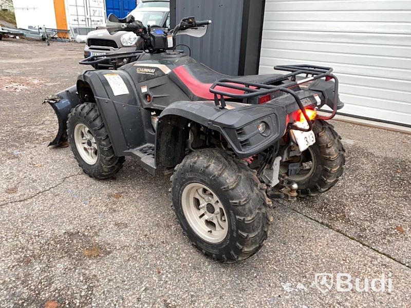 Fyrhjuling med plog Linhai 350CC, 2010