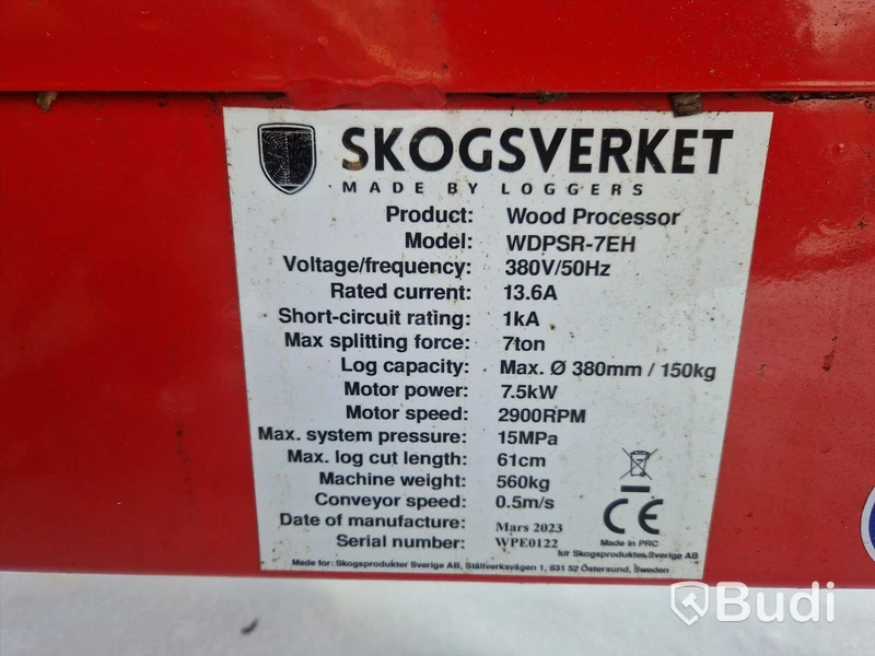 Vedprocessor Skogsverket -2023