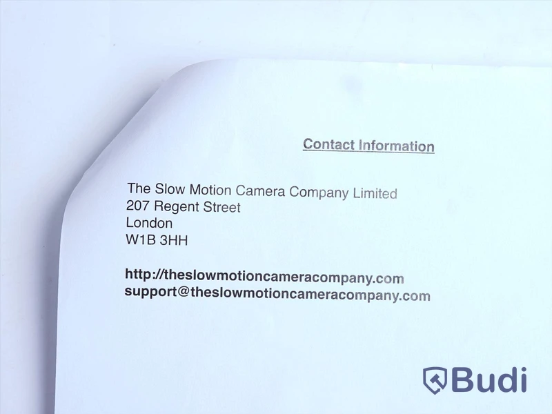 1 st Höghastighetskamera - FPS 1000HD High Speed Camera, The Slow Motion Camera Company, London. OBS! delar kan saknas, ej funktionstestad.