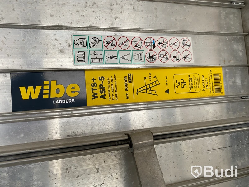 Aluminiumstegar Wibe - 3 st