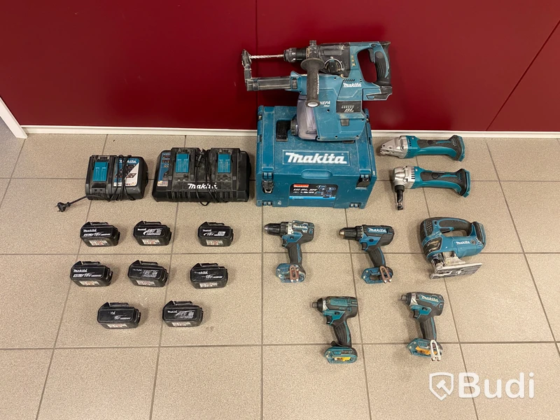 Batterimaskiner Makita - 8 st