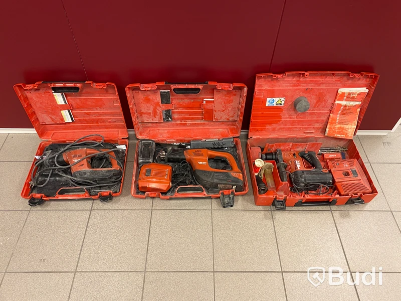 Borrhammare & tigersågar Hilti - 3 st