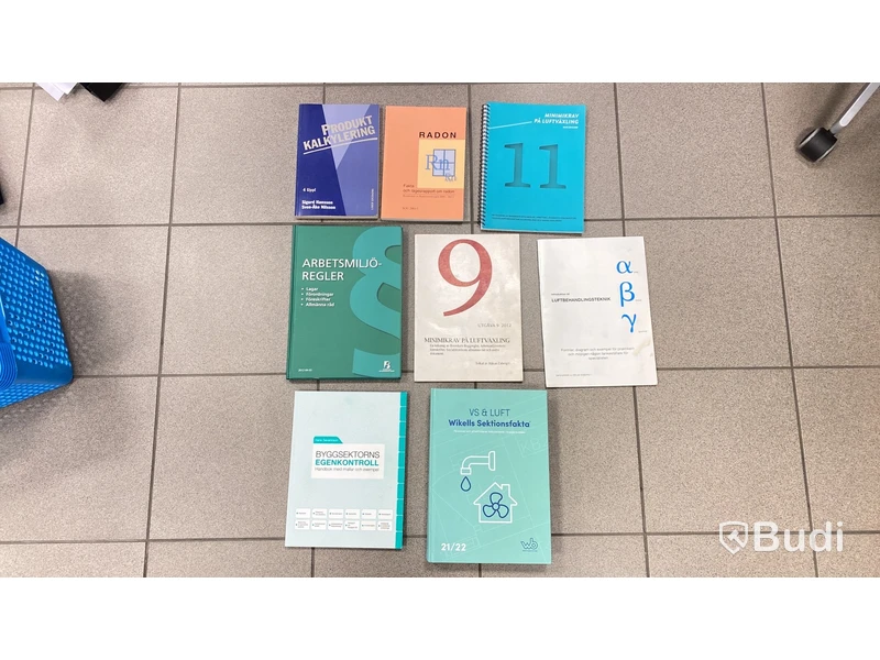 Litteratur om VVS & Arbetsmiljö m.m.