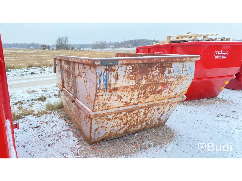 Liftdumpercontainer 10 kbm grå