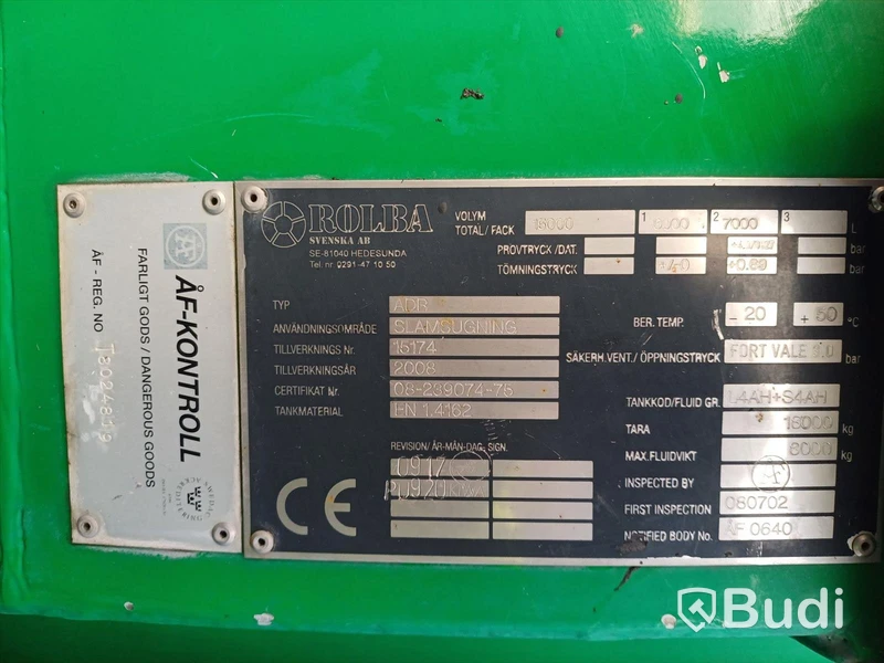 Slamsug Scania P420 | 6x2 | 11.7 | Automat | 420hk | 2008 EXPORT