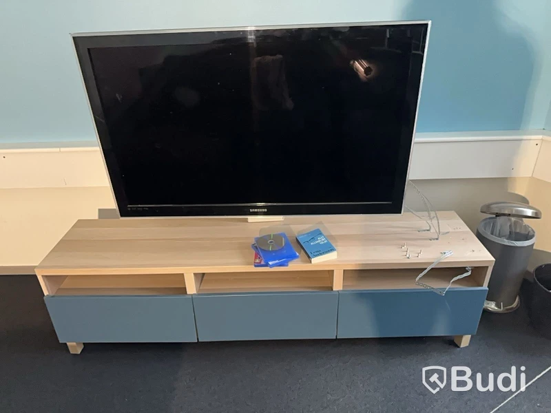 TV samsung 46 tum och bänk 180x40x50 cm