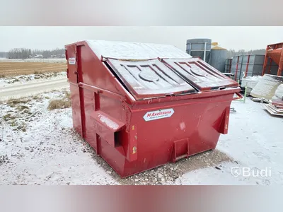 Liftdumpercontainer med innehåll (brännbart avfall)