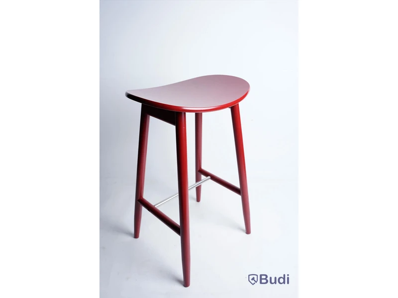 Barstol - Chris Martin, Icha Bar Stool, Rödlackerad bok, 65 cm, Nypris inkl moms: 4395 kr