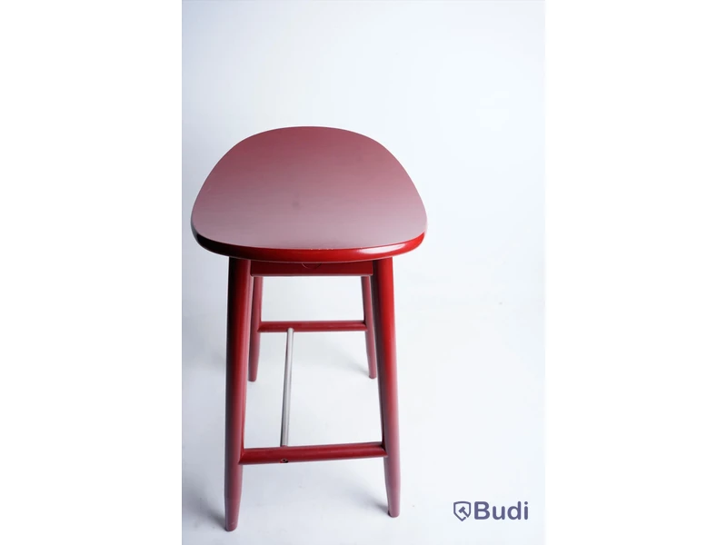 Barstol - Chris Martin, Icha Bar Stool, Rödlackerad bok, 65 cm, Nypris inkl moms: 4395 kr