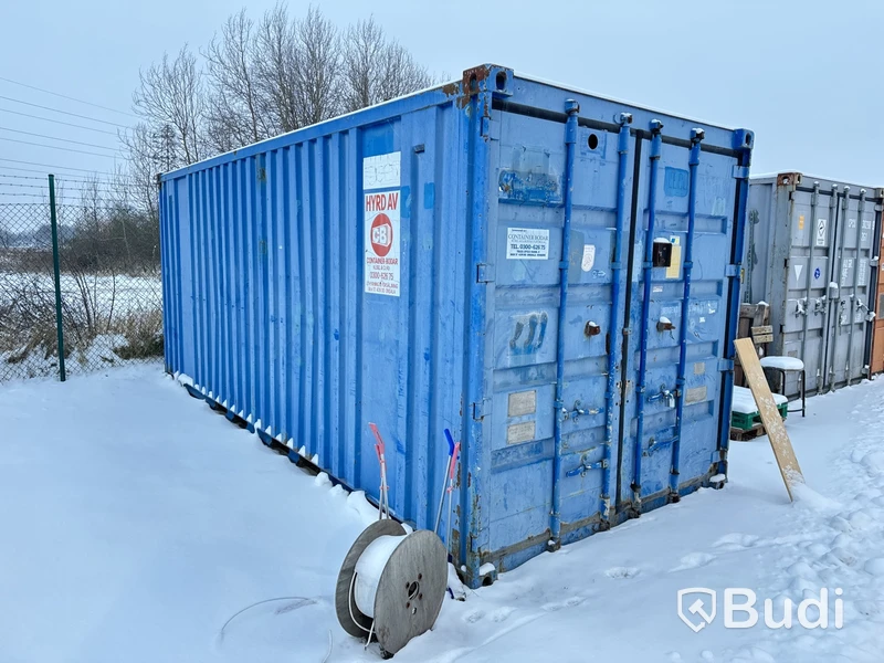 20 fots container med innehåll