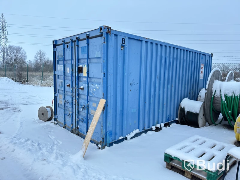 20 fots container med innehåll