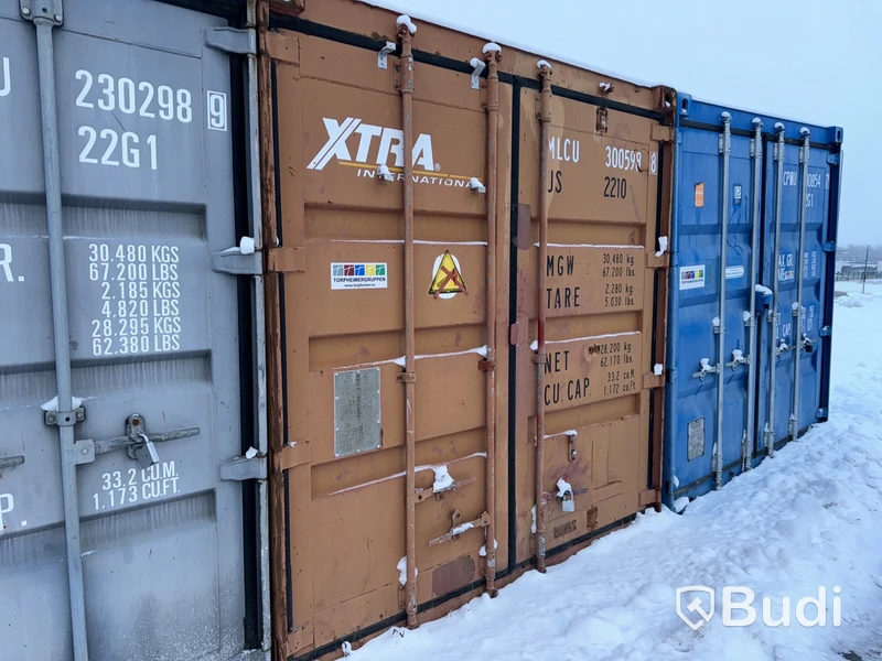 20 fots container med innehåll