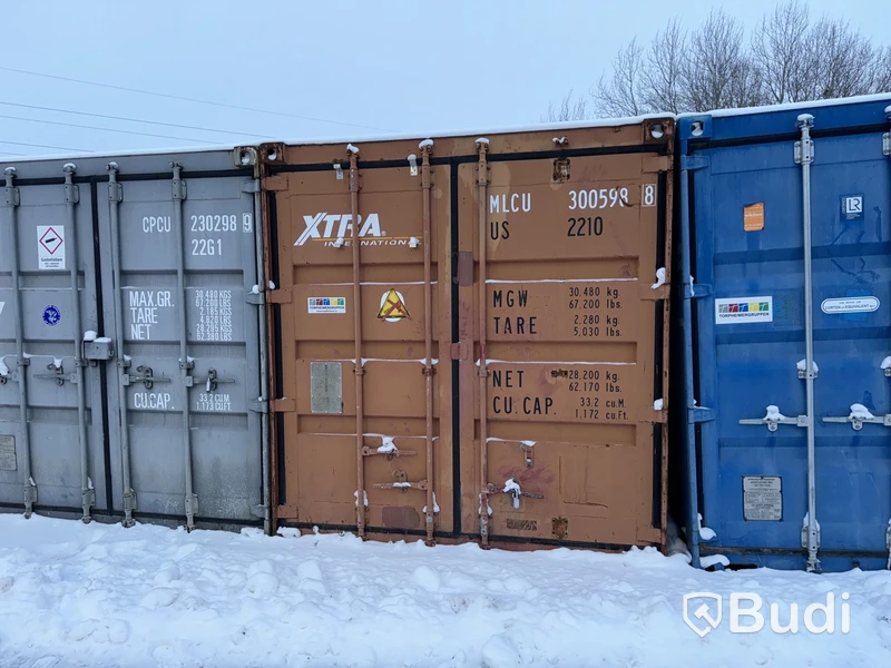 20 fots container med innehåll