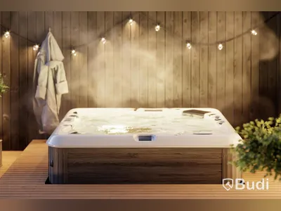 Spabad Luxuz Light NY i kartong inklusive skyddslock. (Ordinarie pris 89 999 kr ink moms) -1509908