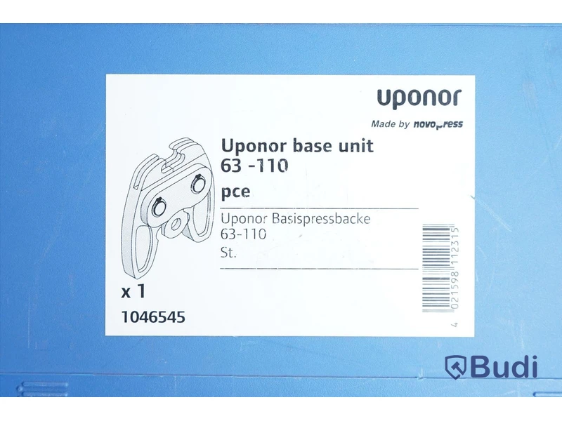 Pressback - Uponor Base unit 63-110 pce